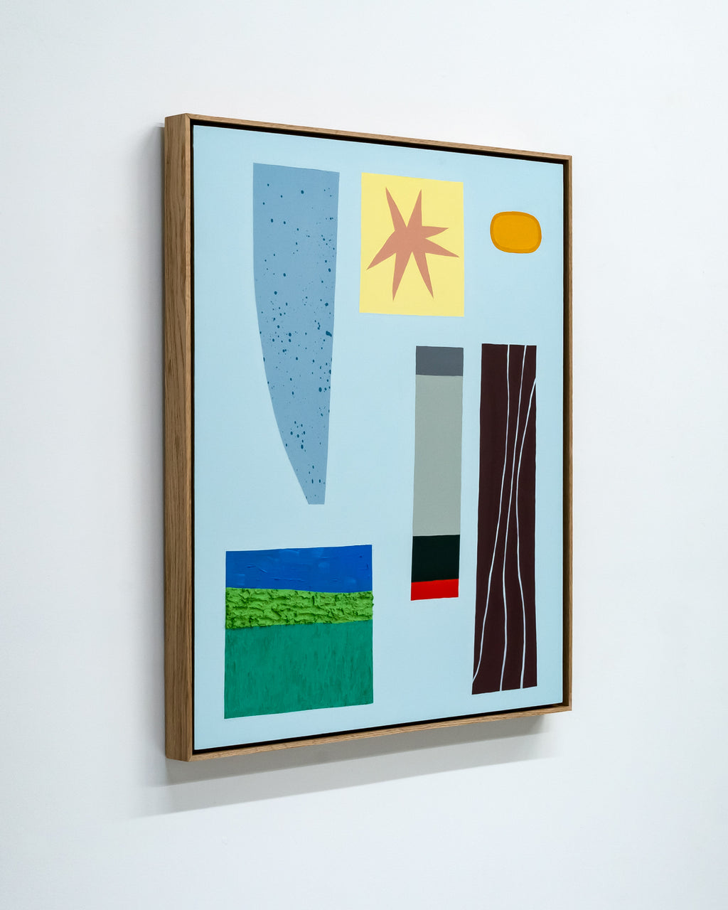 Painting by Scott Sueme titled "Salt Marsh (The Bad Lands)" - 3.