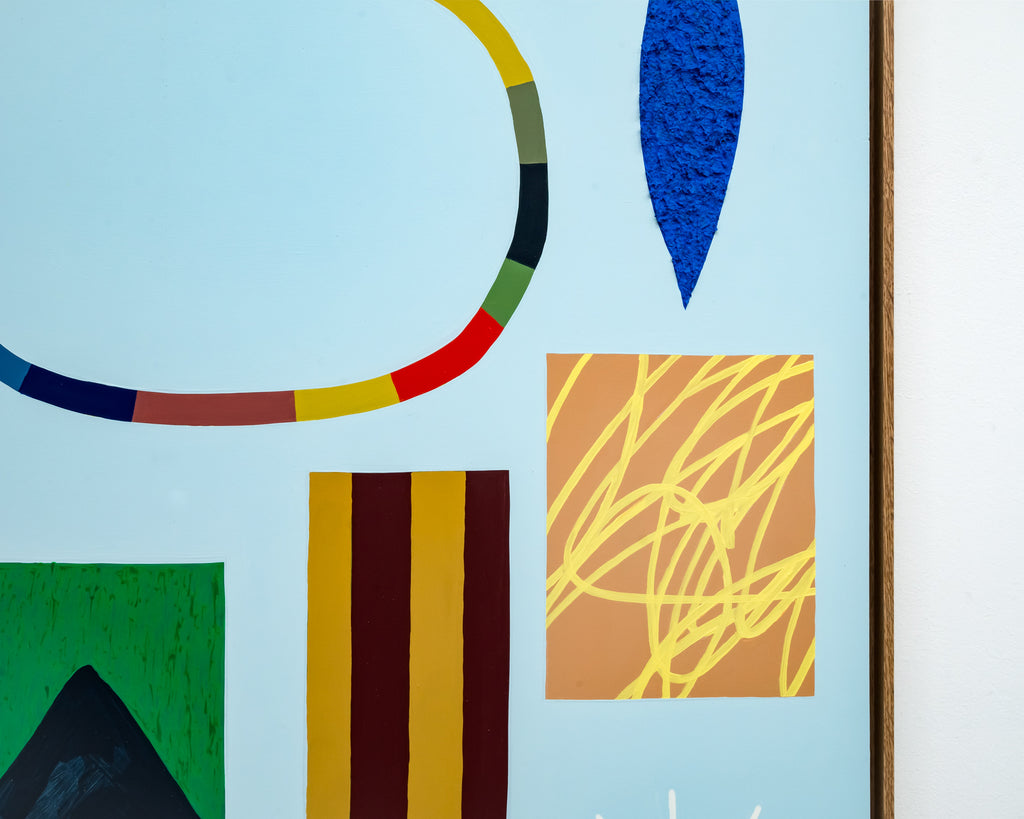 Painting by Scott Sueme titled "Seed Drift" - 4.