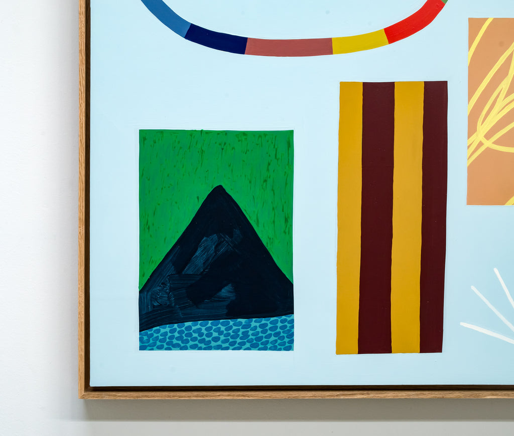 Painting by Scott Sueme titled "Seed Drift" - 5.