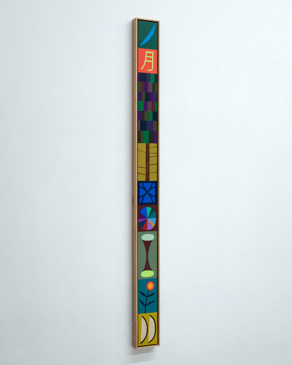 Painting by Scott Sueme titled "Self-Schema, Pillar Ten" - 4.