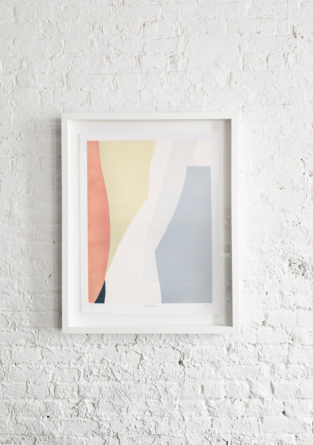 Print by Scott Sueme titled "Traces/Places" - 4.