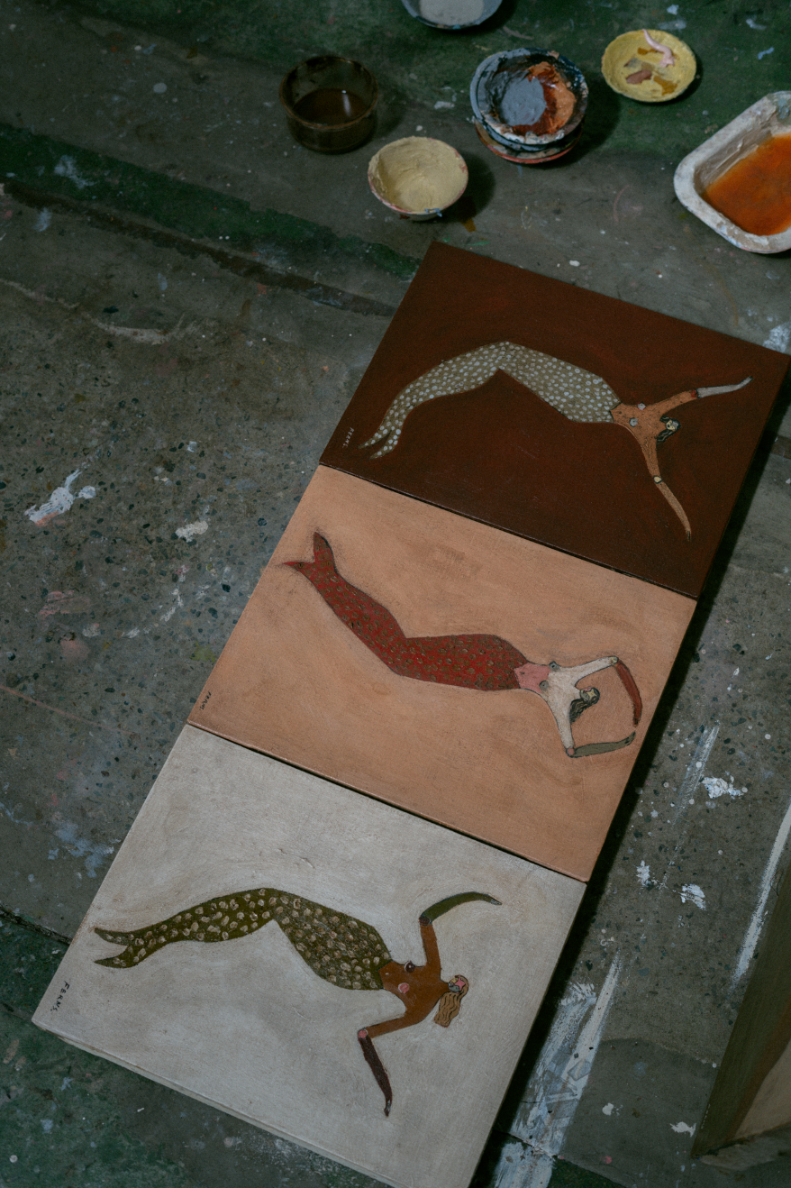 Painting by Brittany Ferns titled "The Tidekeeper 1" - 3.