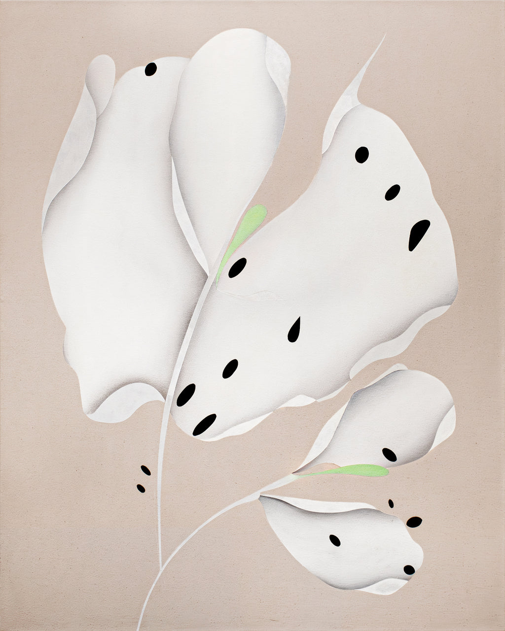 Painting by Senem Oezdogan titled "Camp Lucky" - 2.