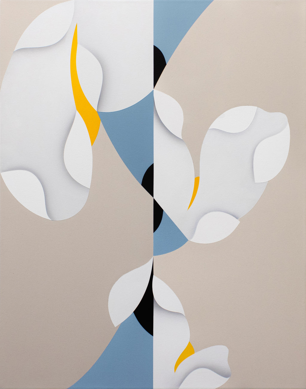 Painting by Senem Oezdogan titled "Furbelow" - 2.