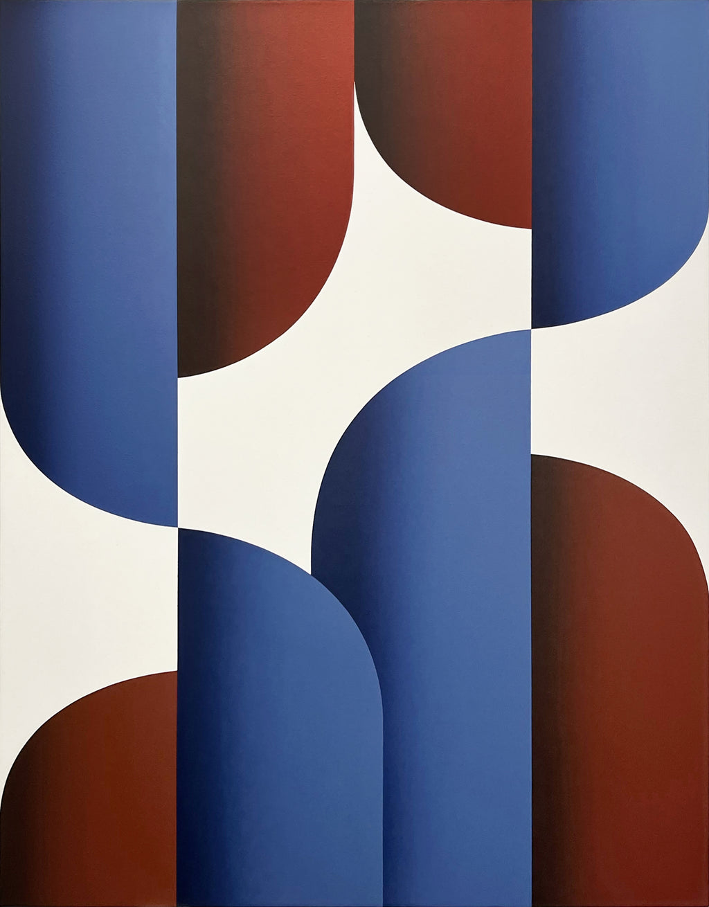 Painting by Senem Oezdogan titled "Gute Stube" - 2.