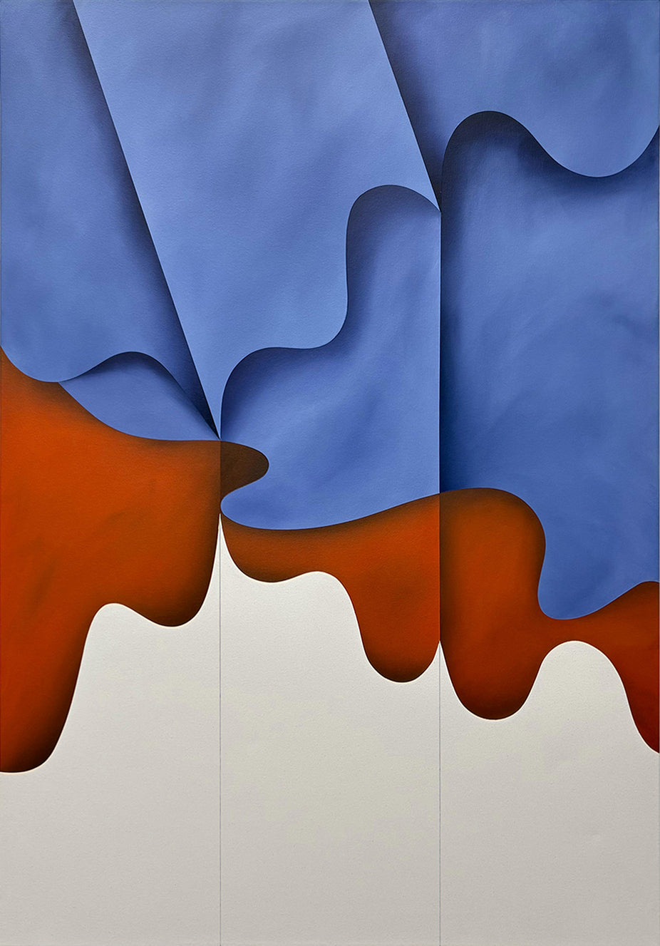 Painting by Senem Oezdogan titled "The Architecture of Appearance" - 2.