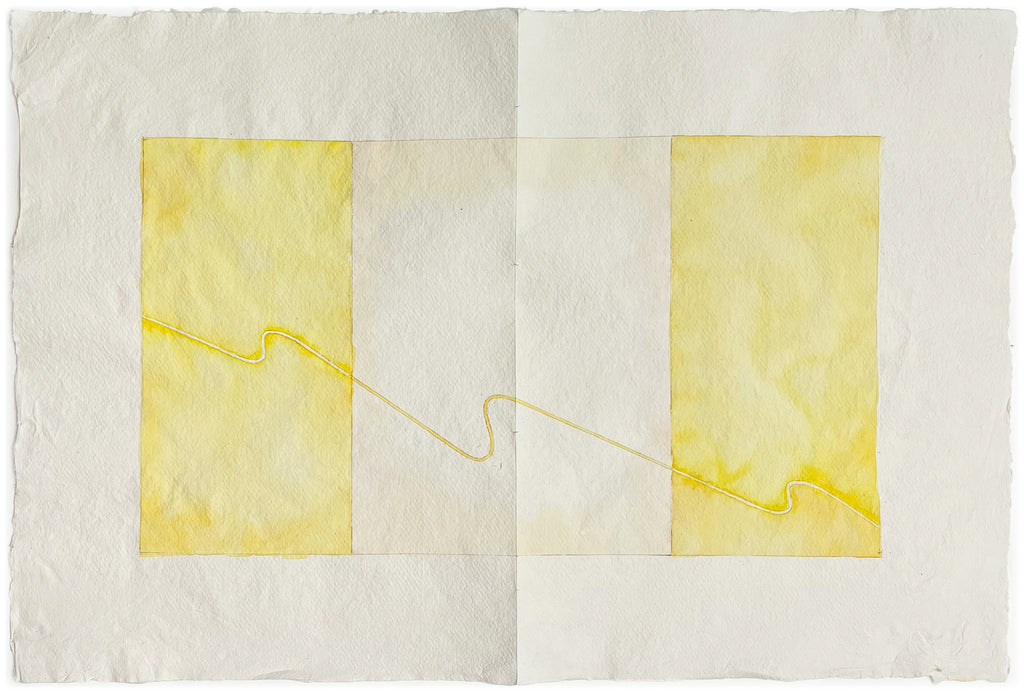 Painting by Senem Oezdogan titled "Caribbean Paper 5" - 2.