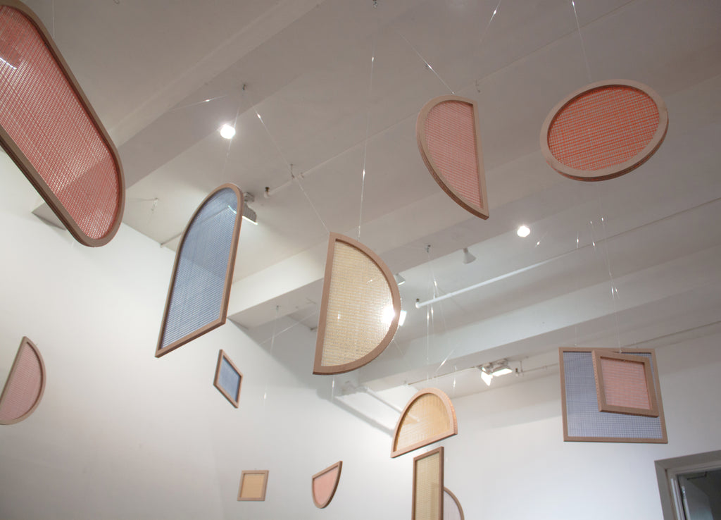 Custom Commission by Hayley Sheldon titled "Site-Specific Series: Suspended Shaped Screens" - 5.