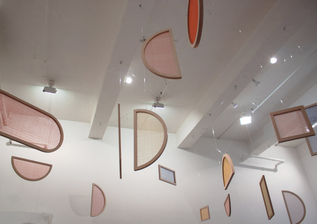 Custom Commission by Hayley Sheldon titled "Site-Specific Series: Suspended Shaped Screens" - 6.