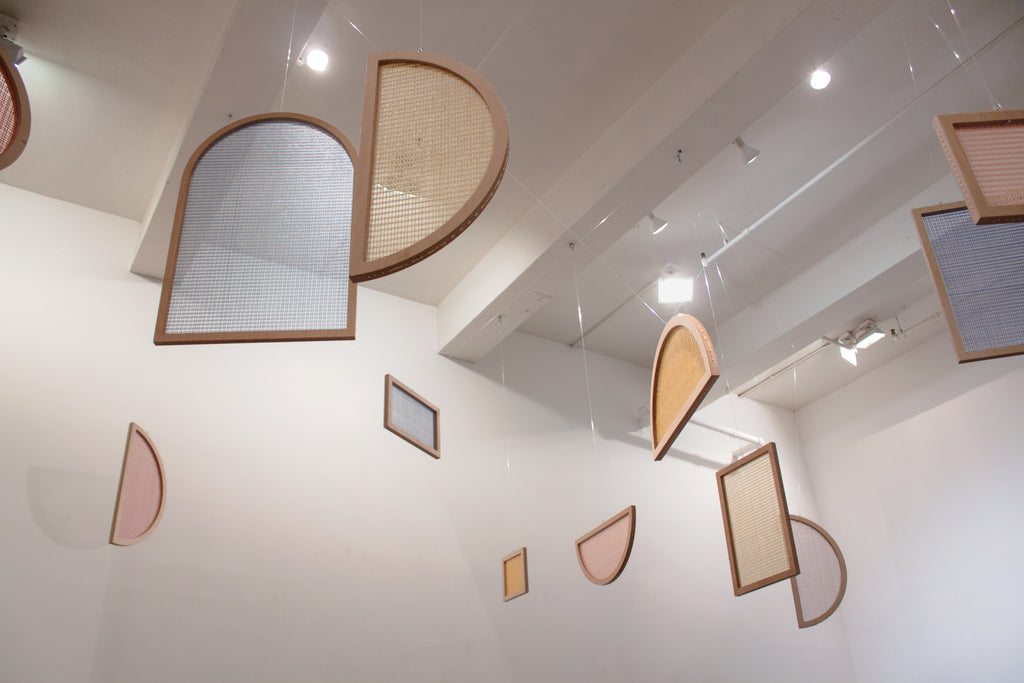 Custom Commission by Hayley Sheldon titled "Site-Specific Series: Suspended Shaped Screens" - 7.