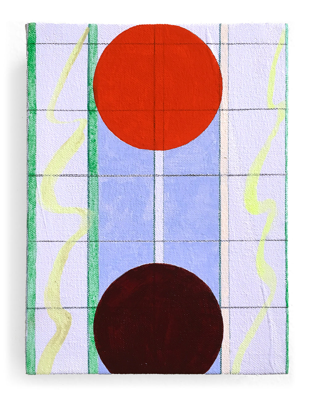 Painting by Jessica Simorte titled "Shared Space" - 2.