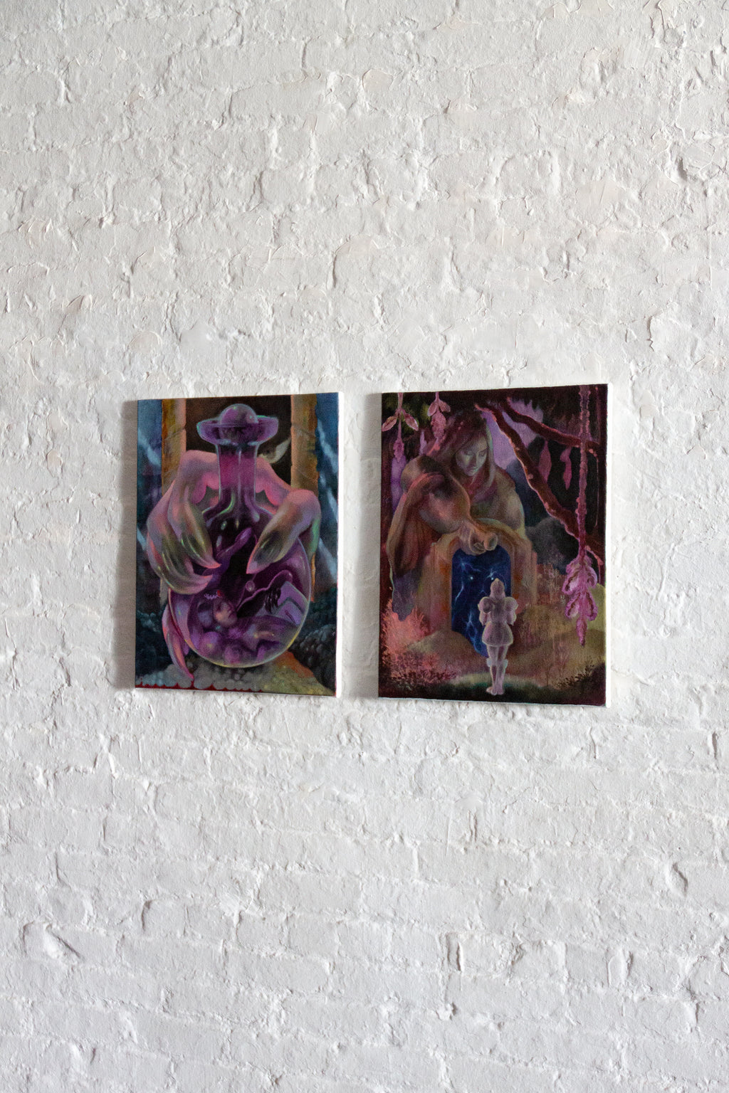 Painting by Nefertiti Jenkins titled "Drink Deep" - 7.