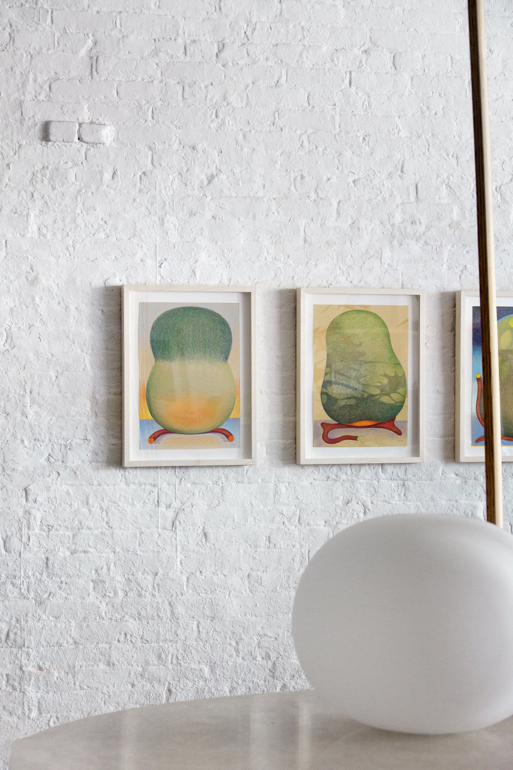 Drawing by Roche titled "Hug, Afternoon" - 5.