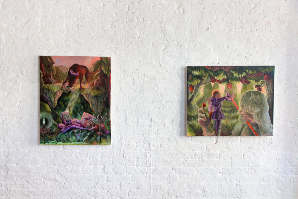 Painting by Nefertiti Jenkins titled "Formerly Untouched" - 6.