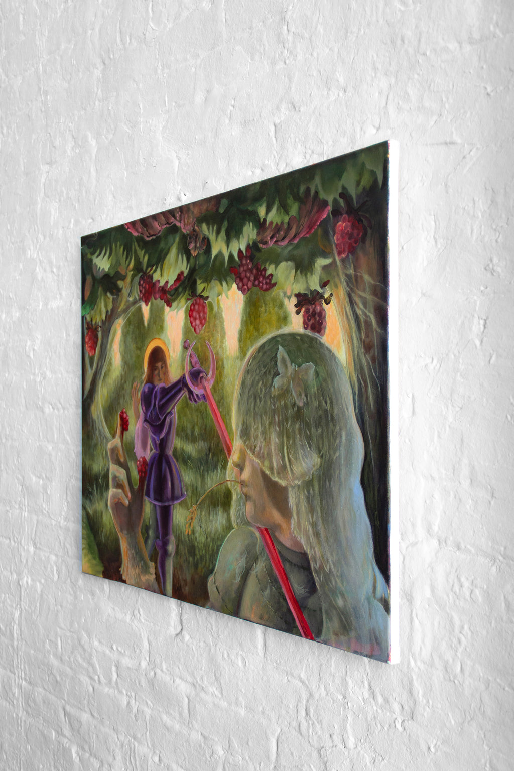 Painting by Nefertiti Jenkins titled "Formerly Untouched" - 7.