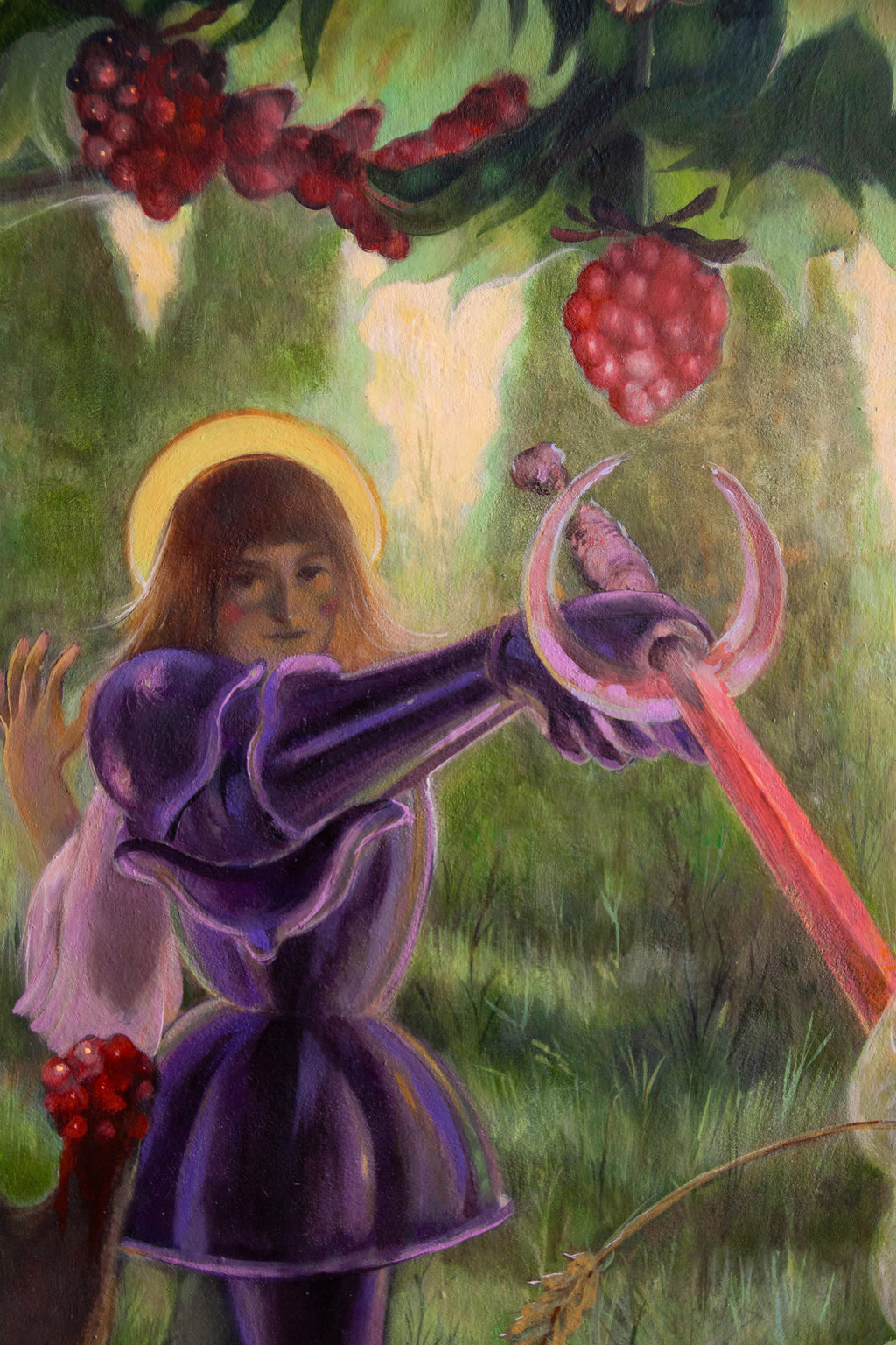 Painting by Nefertiti Jenkins titled "Formerly Untouched" - 8.