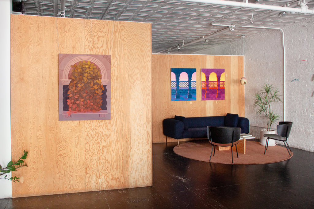 Painting by Lucía Rodríguez Pérez titled "Untitled (niche)" - 5.