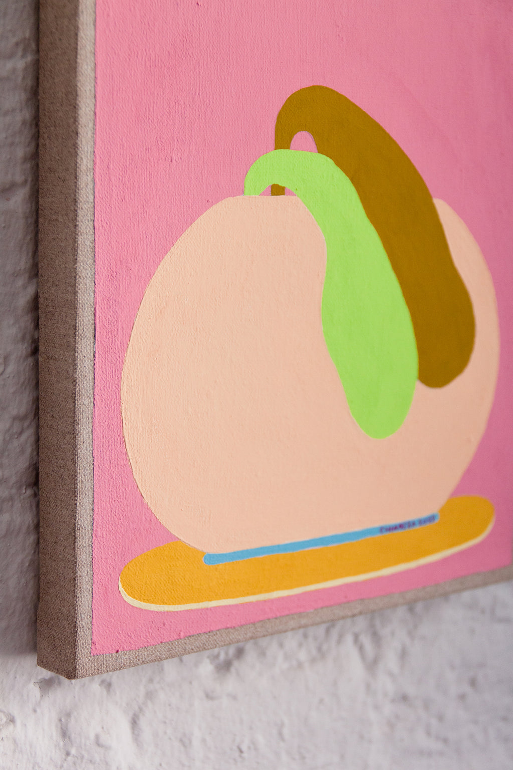 Painting by Adam Frezza & Terri Chiao (CHIAOZZA) titled "Bouquet Painting No. 27" - 4.