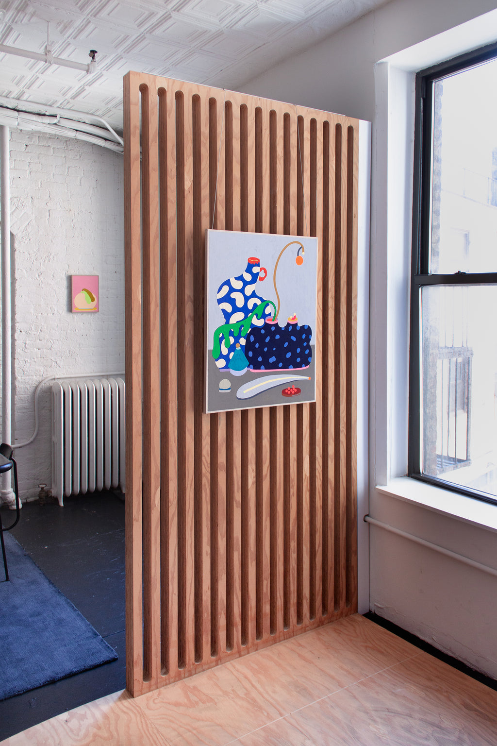 Painting by Adam Frezza & Terri Chiao (CHIAOZZA) titled "Slow Life No. 2" - 3.