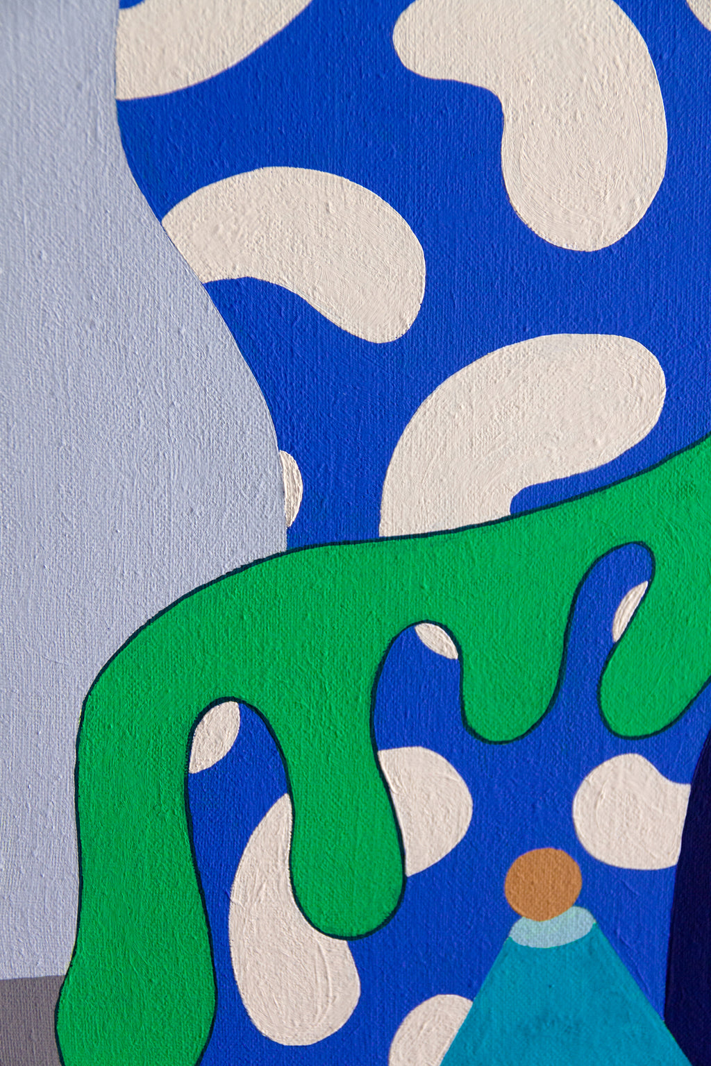 Painting by Adam Frezza & Terri Chiao (CHIAOZZA) titled "Slow Life No. 2" - 4.