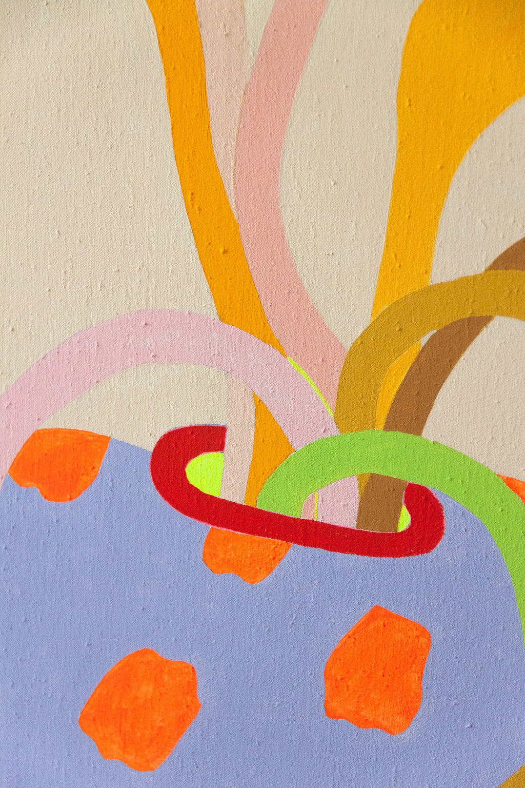 Painting by Adam Frezza & Terri Chiao (CHIAOZZA) titled "Bouquet Painting No. 30" - 3.