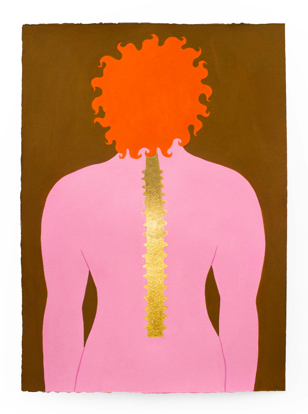 Painting by Rachel Levit Ruiz titled "Spine" - 2.