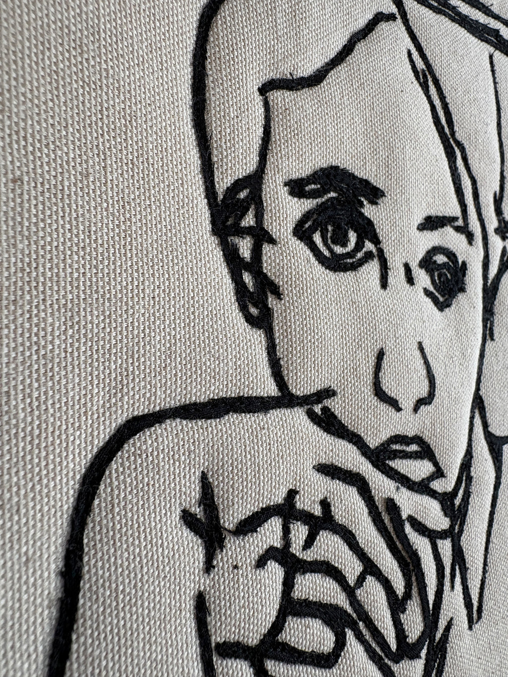 Mixed Media by Stacey Beach titled "Still Life with Horse, Chalkware Dog, and Joan Self Portrait" - 3.