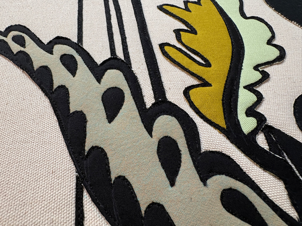 Mixed Media by Stacey Beach titled "Still Life with Millinery Heads and Ruth Asawa Sunflowers" - 4.