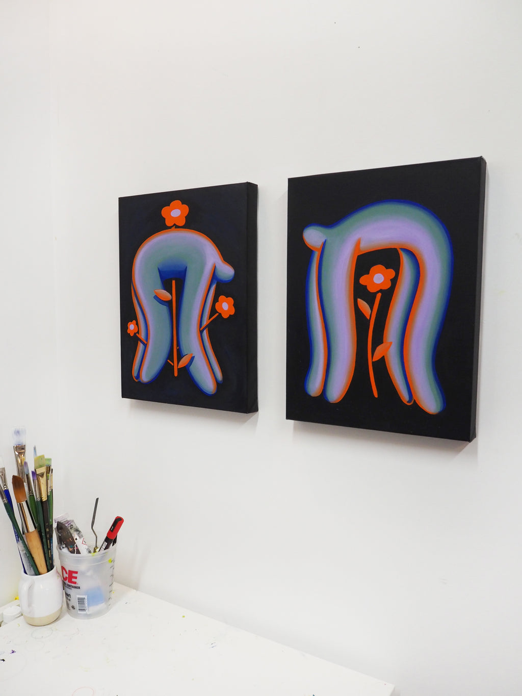 Painting by Jocelyn Tsaih titled "Within" - 6.