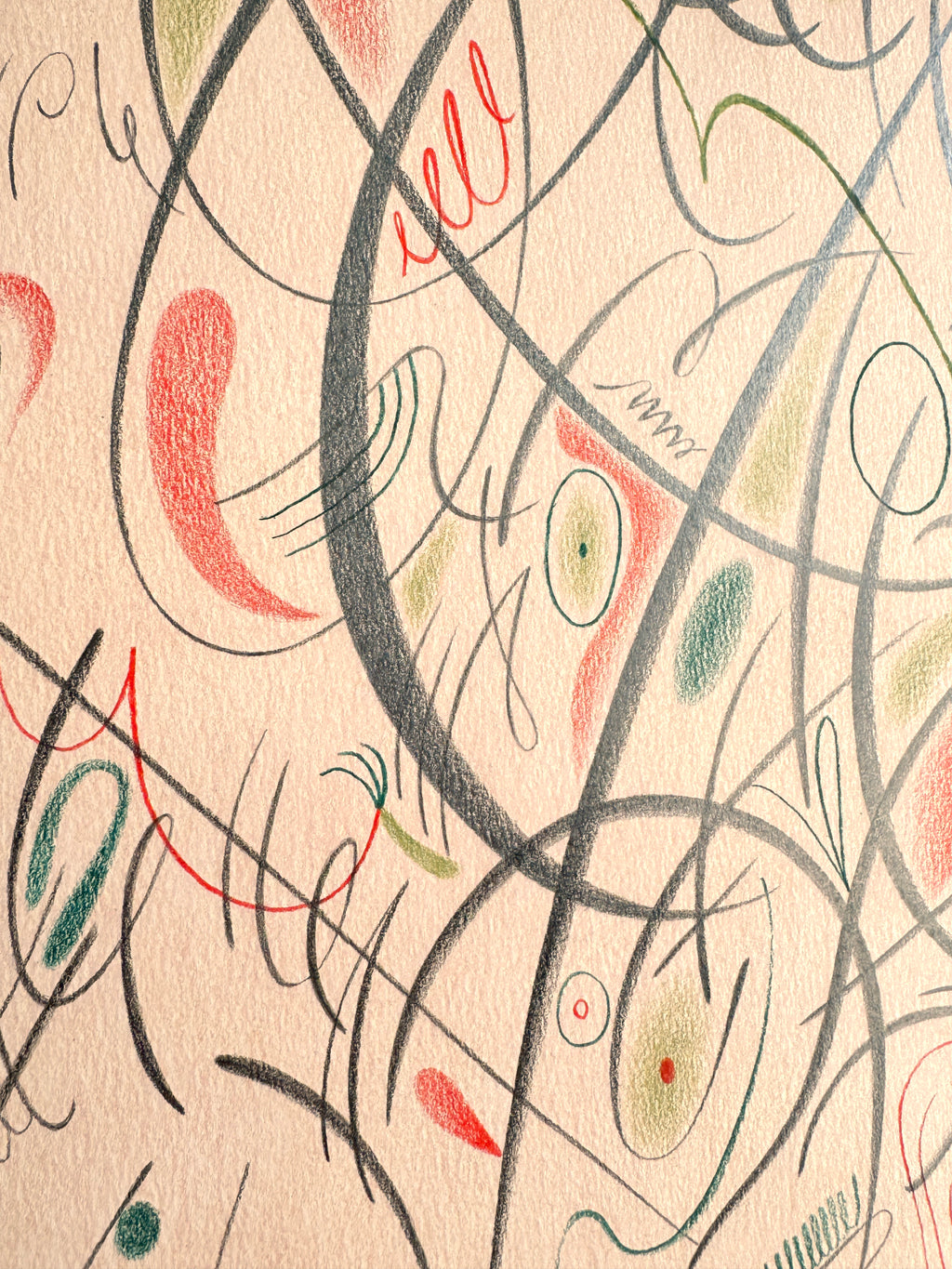 Drawing by Gizem Vural titled "Sudden Breeze" - 4.