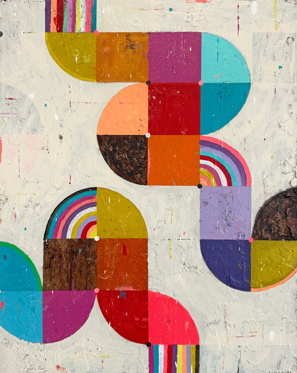 Painting by Susan Simonini titled "Avalanche" - 2.