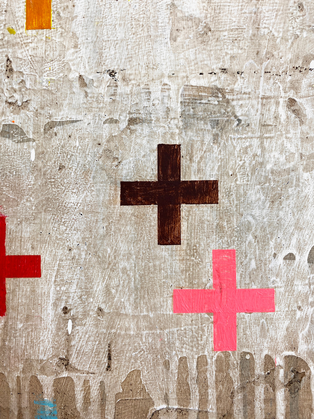 Painting by Susan Simonini titled "Marking Time" - 3.