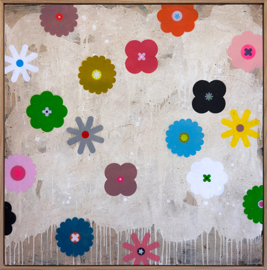 Mixed Media by Susan Simonini titled "Summer Garden" - 2.