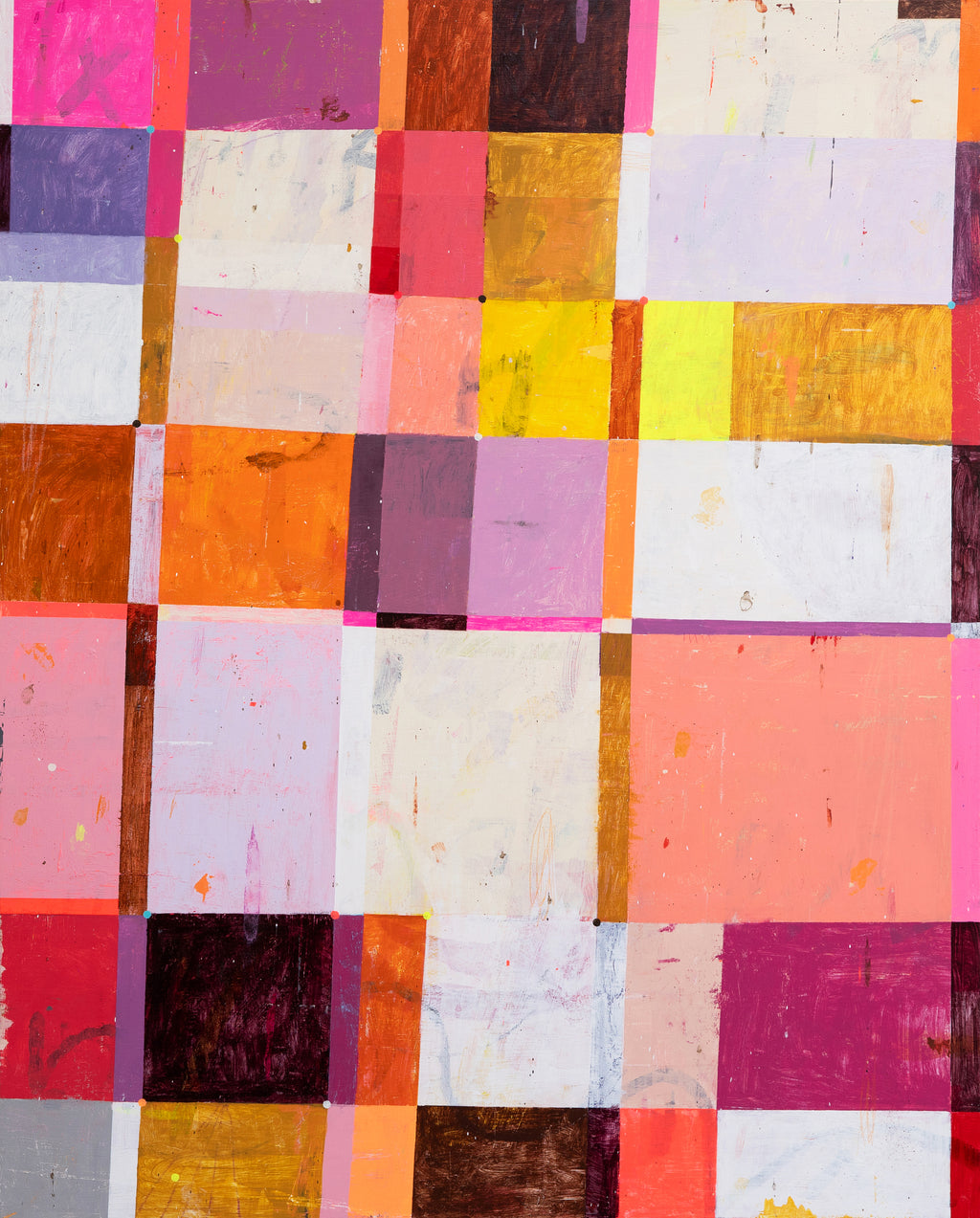 Painting by Susan Simonini titled "Treasure Map" - 2.