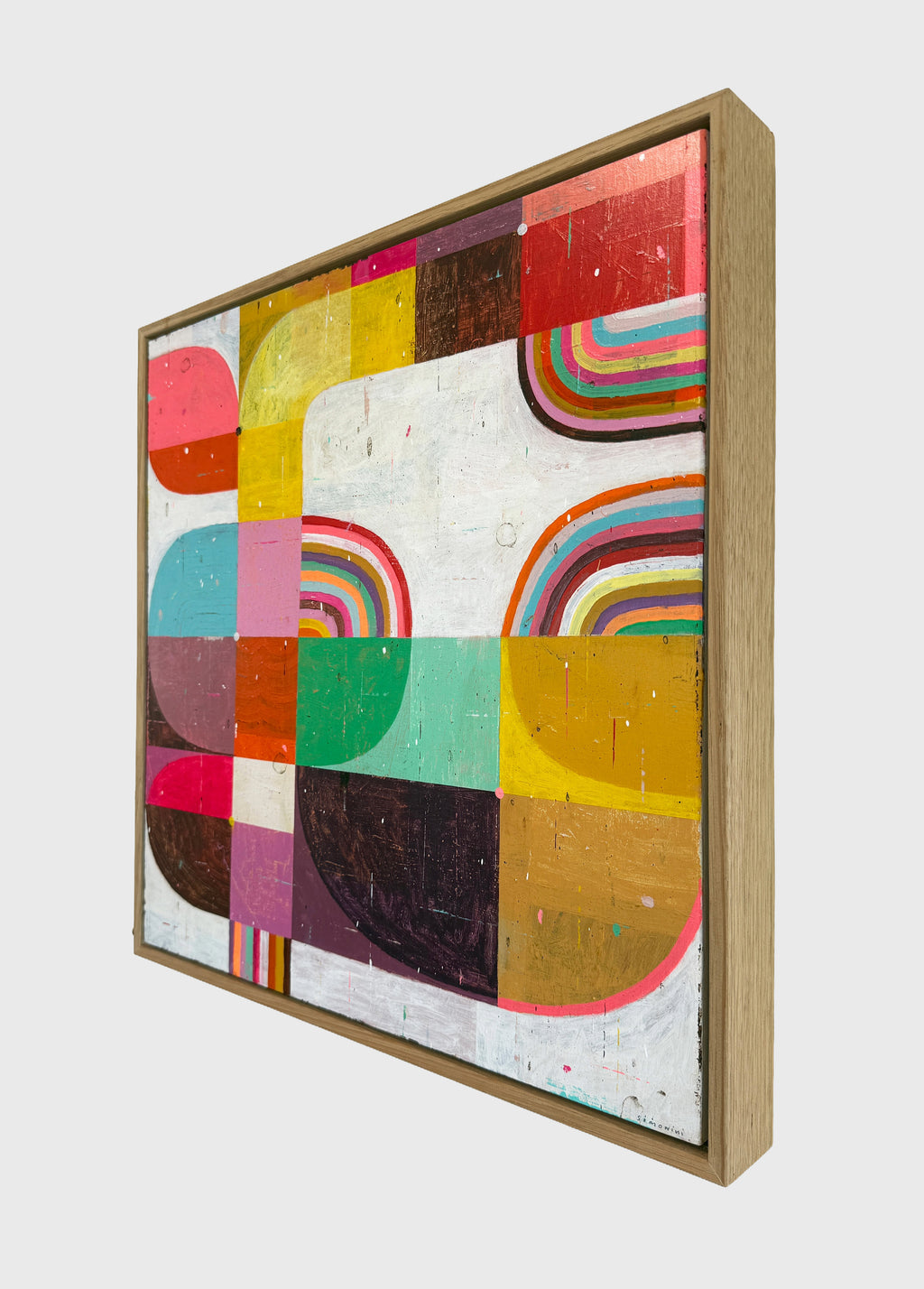 Painting by Susan Simonini titled "Wherever You Are" - 4.