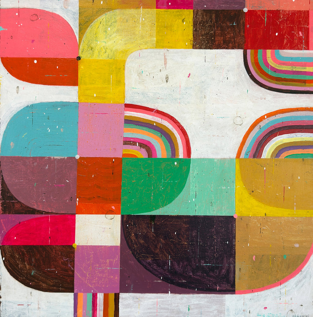 Painting by Susan Simonini titled "Wherever You Are" - 2.