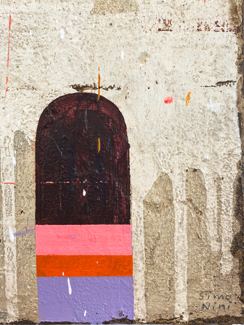 Painting by Susan Simonini titled "Altered State" - 4.