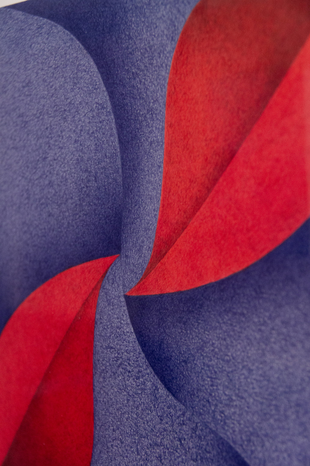 Drawing by Senem Oezdogan titled "Red Islands (Drawing)" - 6.