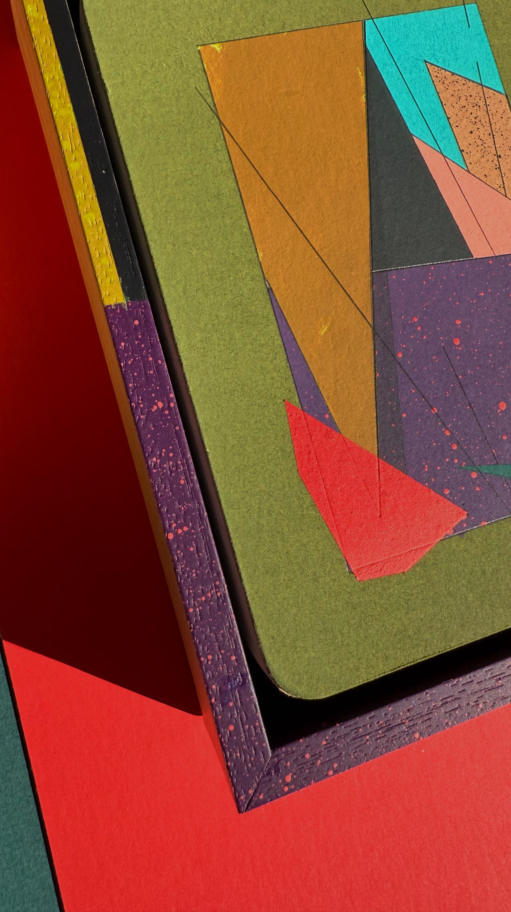 Painting by Michael Moncibaiz titled "Training Mission #523" - 3.