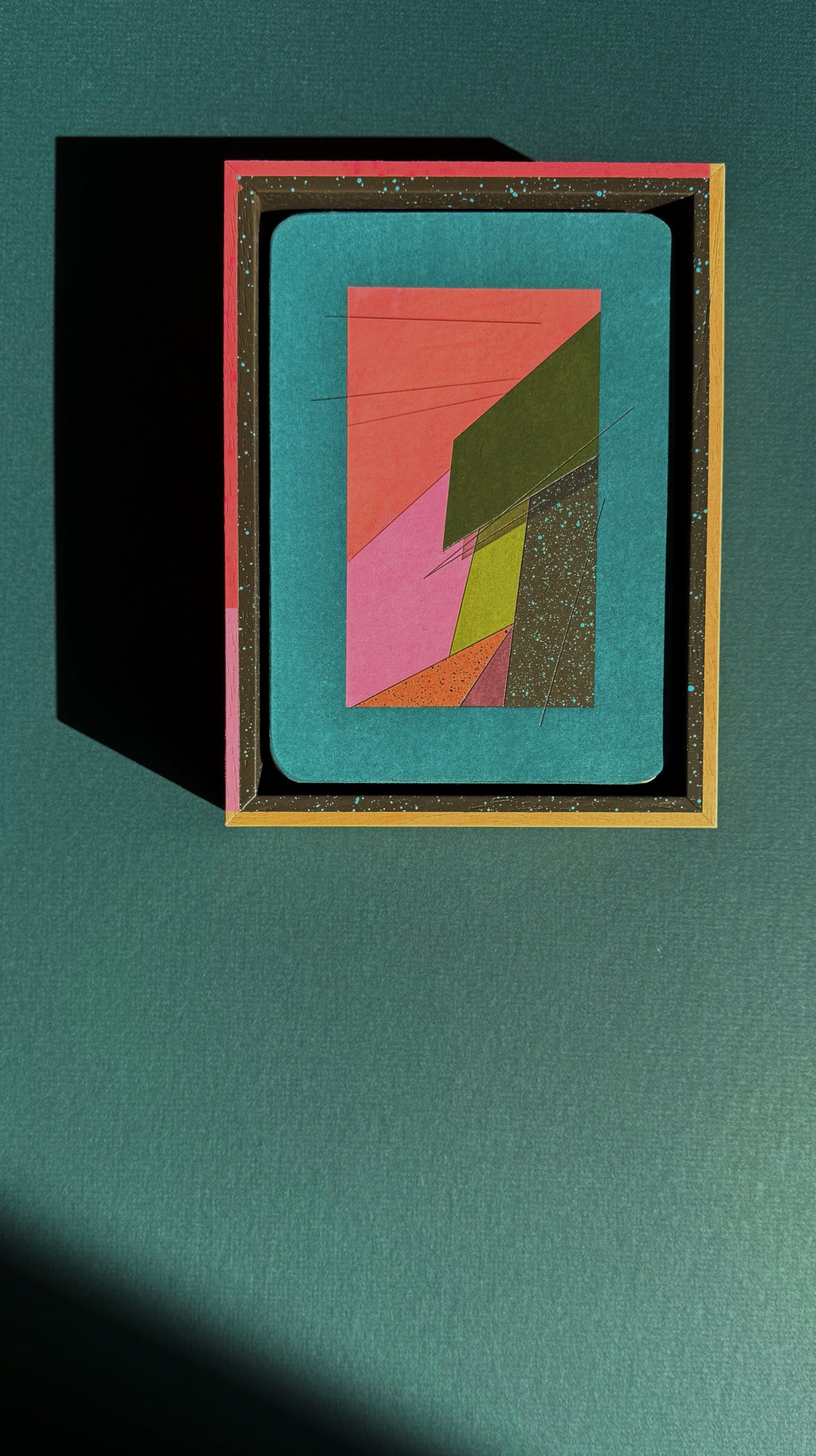 Painting by Michael Moncibaiz titled "Training Mission #530" - 3.