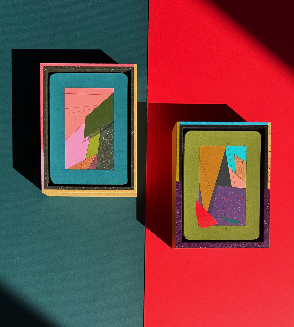 Painting by Michael Moncibaiz titled "Training Mission #530" - 4.