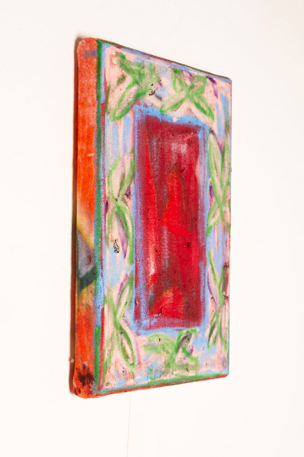 Painting by Taja Vaetoru titled "Pepe — Blue" - 3.
