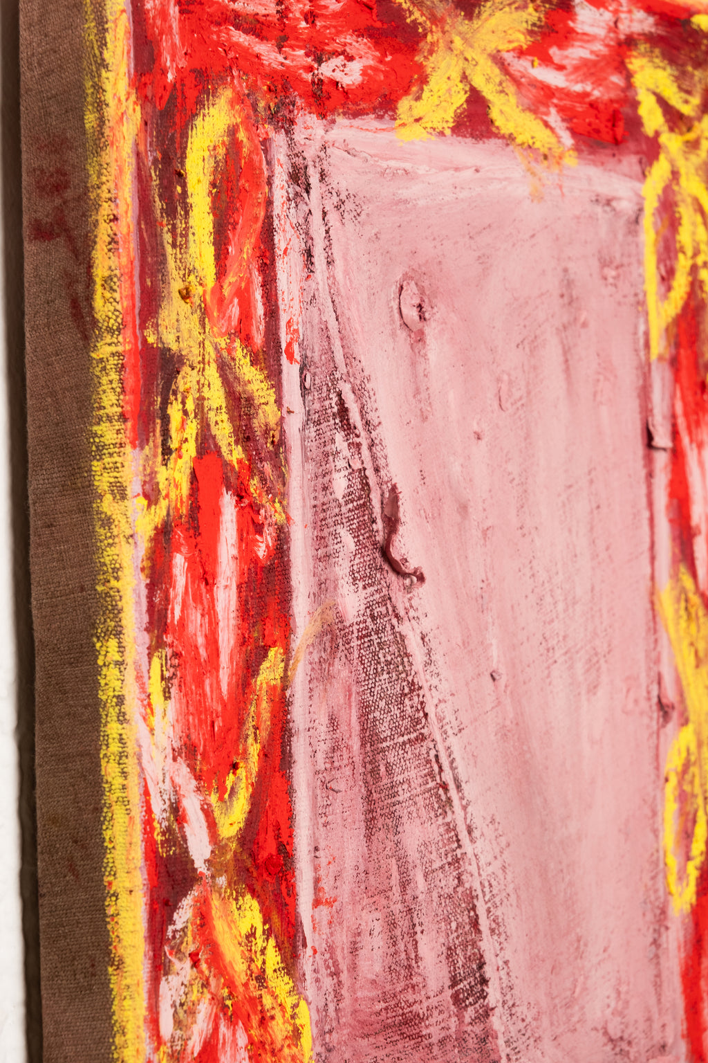 Painting by Taja Vaetoru titled "Pepe — Red" - 3.