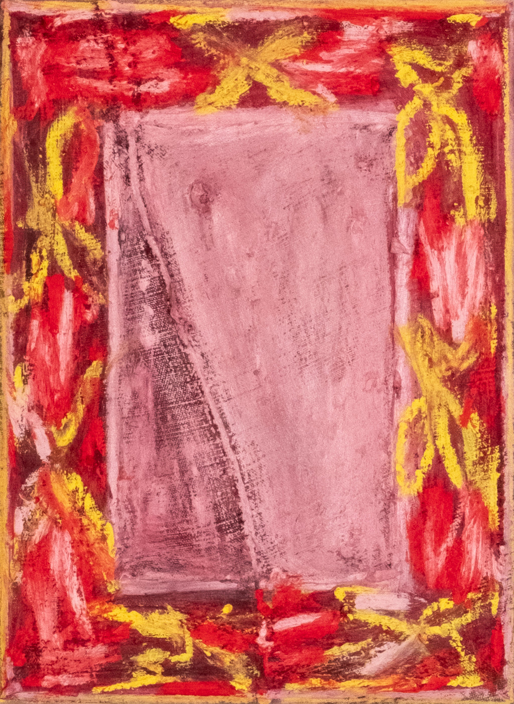 Painting by Taja Vaetoru titled "Pepe — Red" - 2.