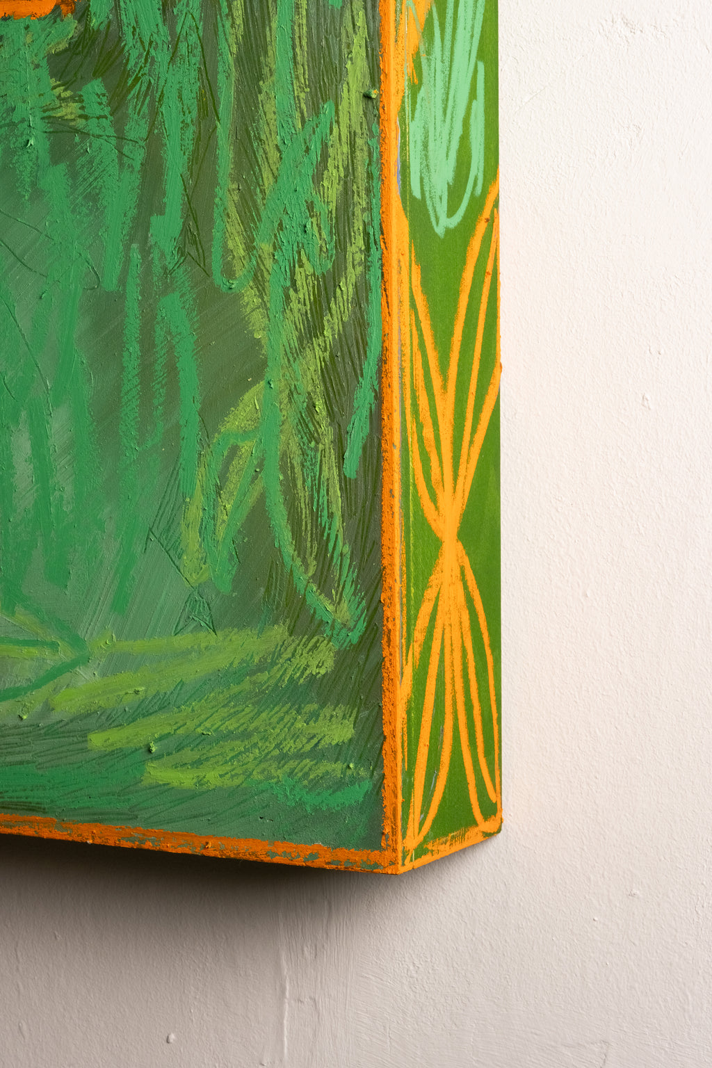 Painting by Taja Vaetoru titled "Tūrama — Garden" - 5.
