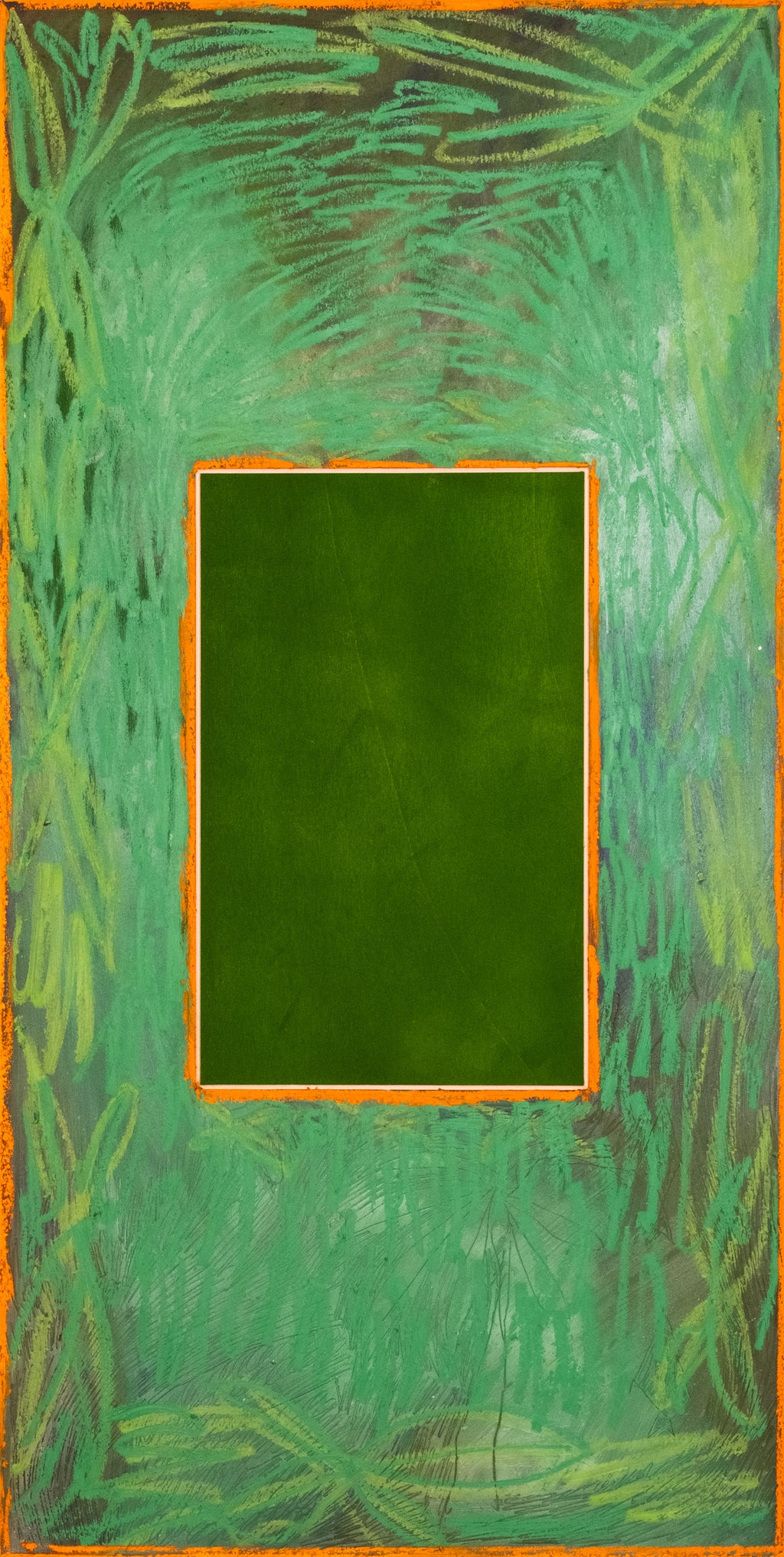 Painting by Taja Vaetoru titled "Tūrama — Garden" - 2.
