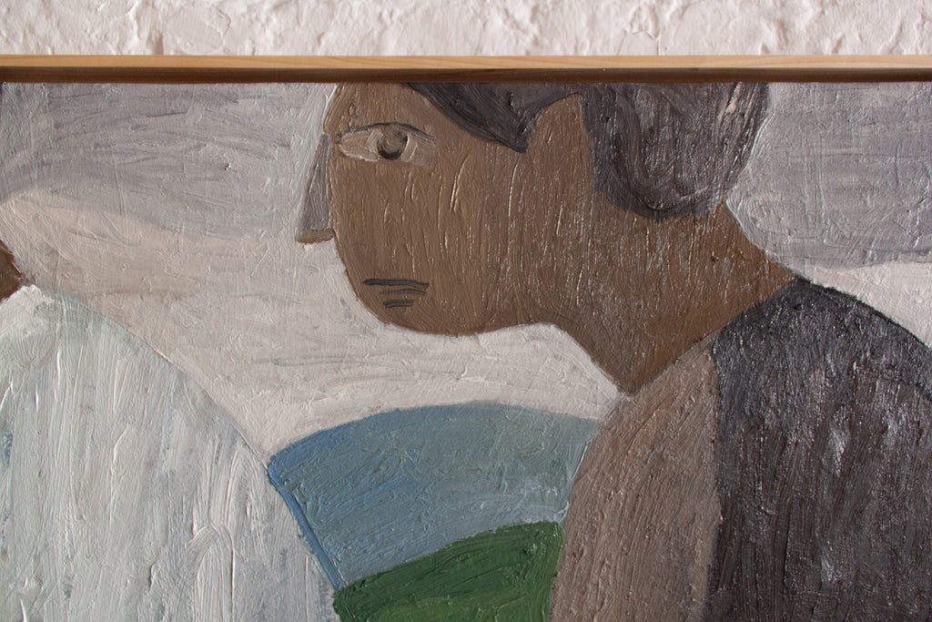 Painting by Andrew Alba titled "Wildflowers" - 9.