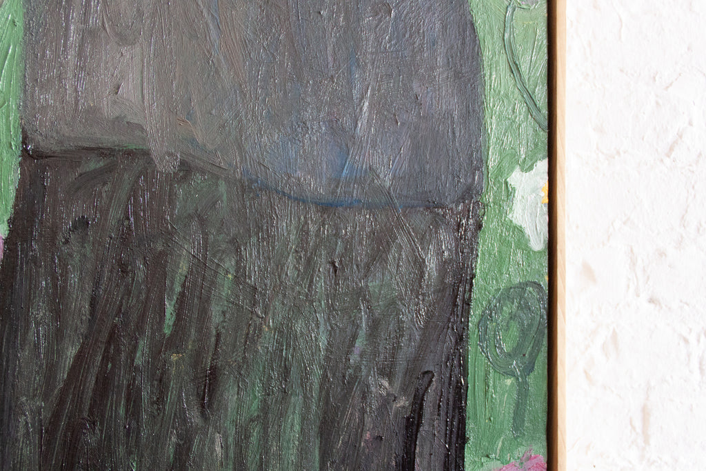 Painting by Andrew Alba titled "Wildflowers" - 5.