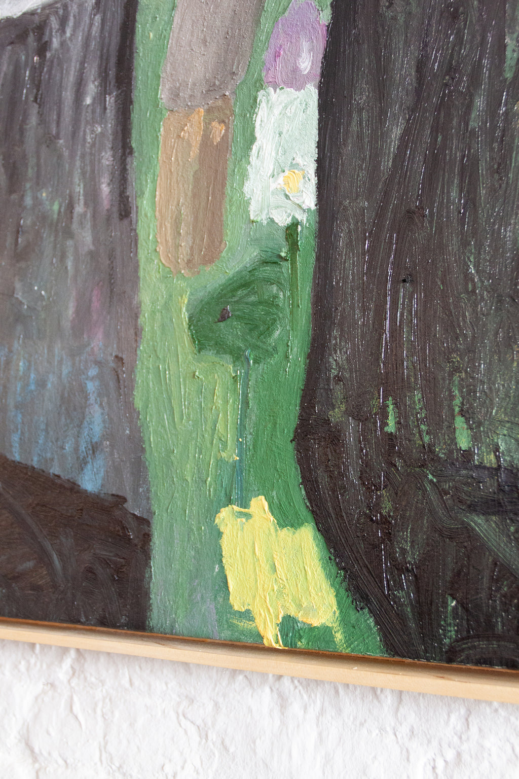 Painting by Andrew Alba titled "Wildflowers" - 6.