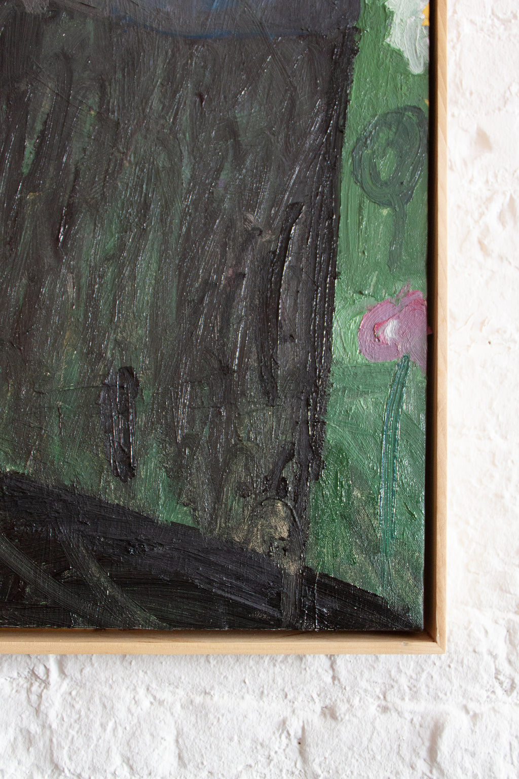 Painting by Andrew Alba titled "Wildflowers" - 7.